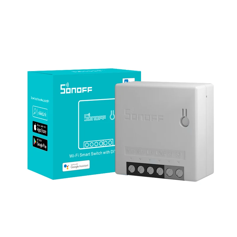 

1/10Pieces Sonoff Mini R2 DIY Smart Switch Small Ewelink Remote Control Wifi Switch Support External Work with Alexa Google Home