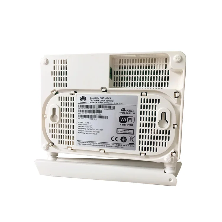 Оригинальный оптоволоконный модемный маршрутизатор hua wei EG8145V5 Gpon Ont ONU FTTH 4GE + 1