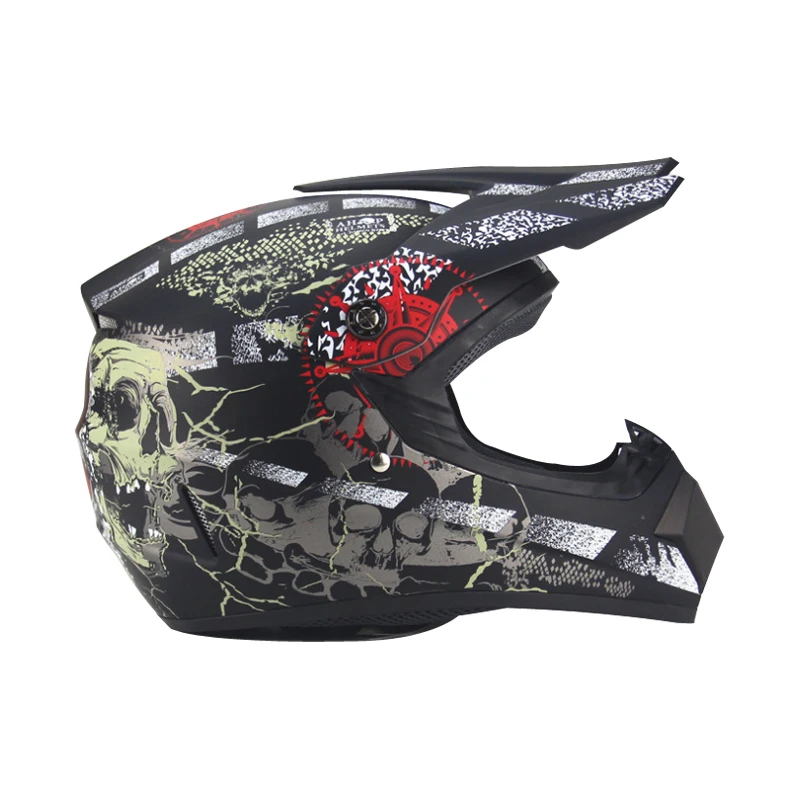 Шлем мотоциклетный унисекс полное лицо пиратский для взрослых | Автомобили и