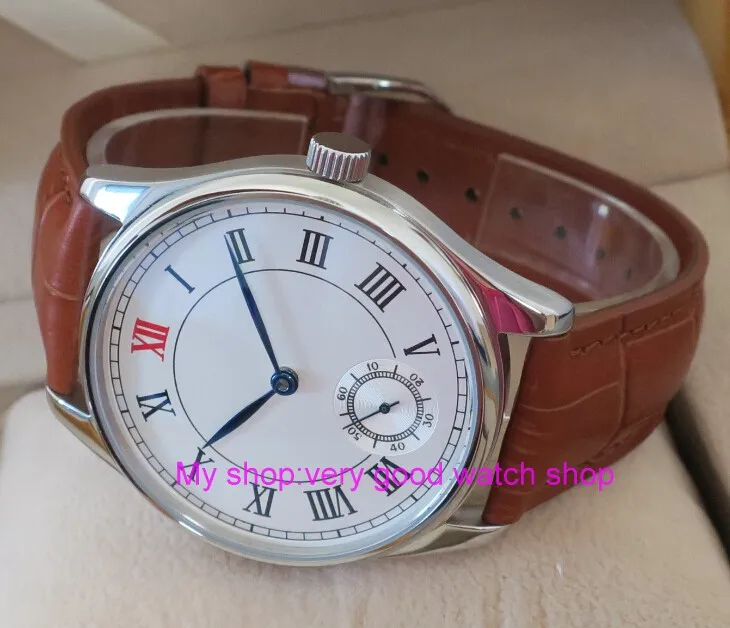 

Часы мужские механические, с сапфировым или минеральным стеклом, без логотипа, 44 мм, белый циферблат, Азиатский стиль 6498