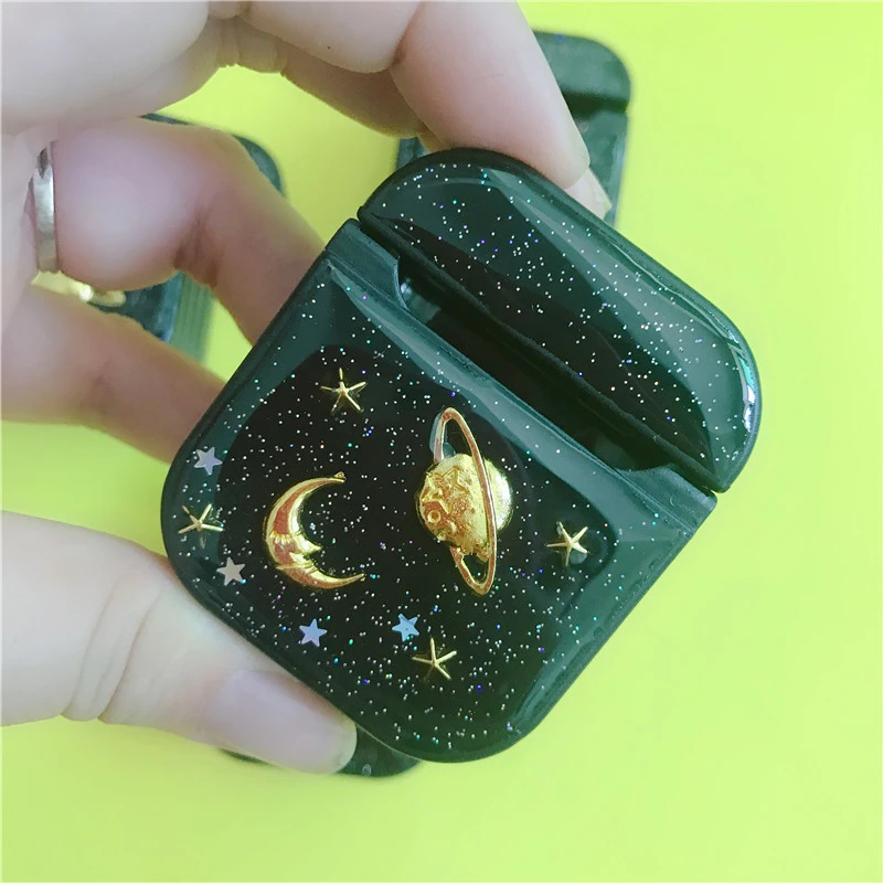 

Airpods Starry Sky Clear Headphone Case 1/2 Soft Case Starry Sky Clear Headphone Case Airpods Accessory Case