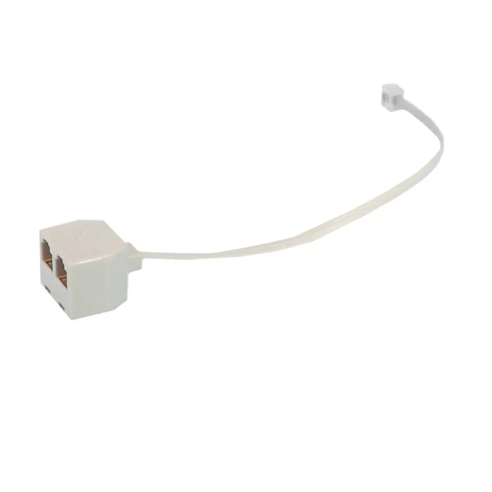 RJ11 6P4C мужчина к женский 2 Way телефонный разъем разветвитель для телефона в виде