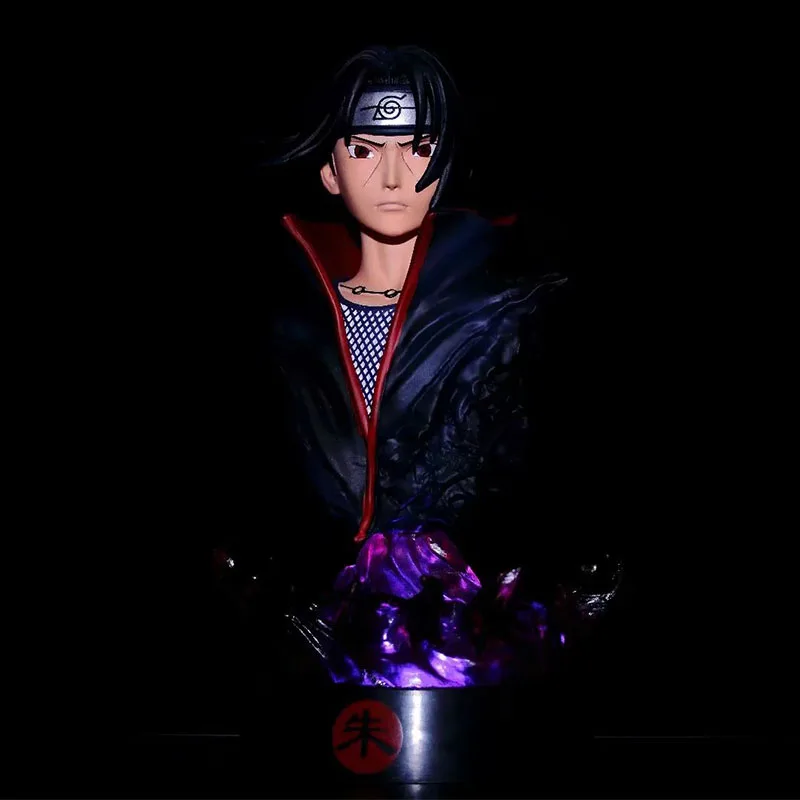 

Anime Naruto Shippuden Figure Uchiha Itachi Statue PVC Action Figure 165mm Glow Naruto Itachi Bust Figma Collectible Model Toys