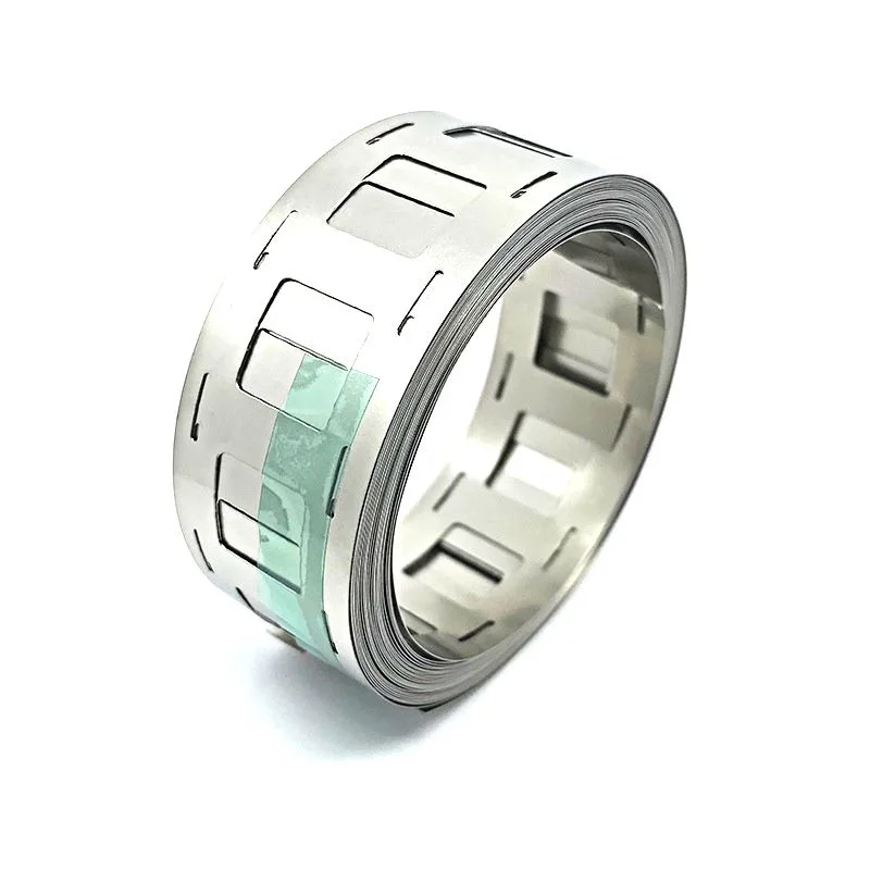 

18650 Li-Ion Battery Nickel Belt 20.2 Pitch 0.15 Thickness Nickel-Plated Steel Strip 2Pins 5M