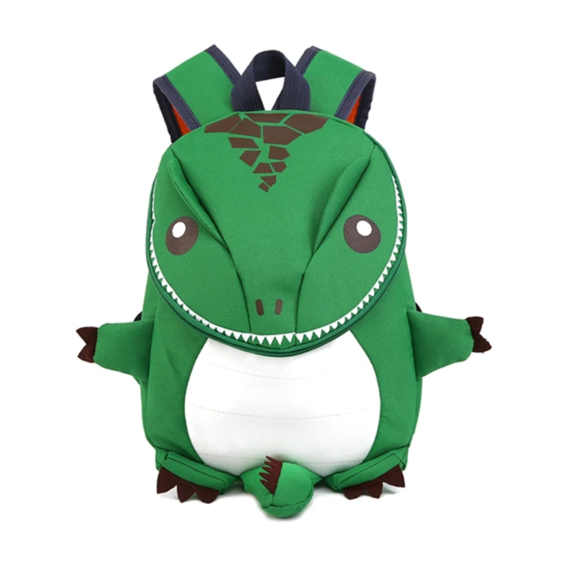 Рюкзак для мальчиков и девочек с 3D рисунком динозавра, модная школьная сумка с животными для начального детского сада