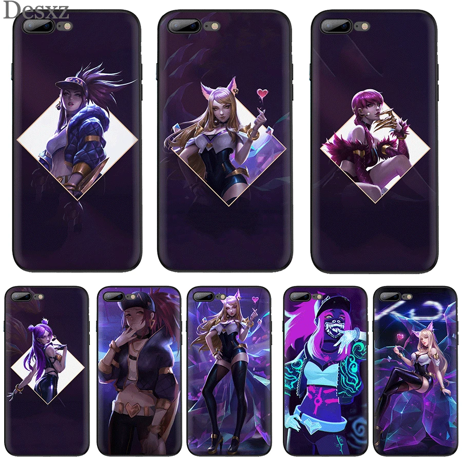 Чехол для Телефона TPU iPhone 11 Pro XR X XS Max 7 8 6 6s Plus 5 5S SE чехол League of Legends Akali | Мобильные