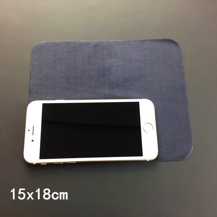 Горячая продажа микрофибра тканевая салфетка для чистки очков Чистка замша зеркальная ткань мобильный