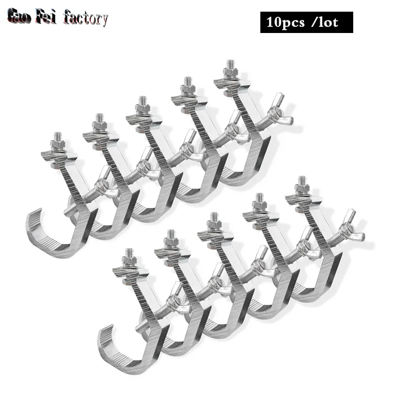 

Алюминиевый DMX сценический крючок, подходящий для 40-60 мм диско-звуков, вечерние огни, светодиодные светильники Par с подвижной головкой, осветительное оборудование, зажим безопасности