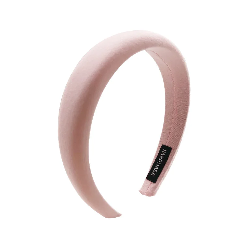 

New Cream Color Headband INS Candy Color Sponge Increased Headband Girl Sweet Headband Hair Accessories