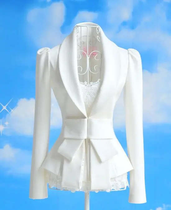 

2021 Spring Sumer Women Blazers Ladies Clothing New White Wild Casual Long-Sleeved Small Suit
