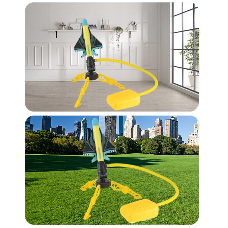

Jump Rocket Launchers for Kids Stomp Rocket Stunt Planes Fun Outdoor Toys For Children Kids Game Toddler Sport Toy For Boys