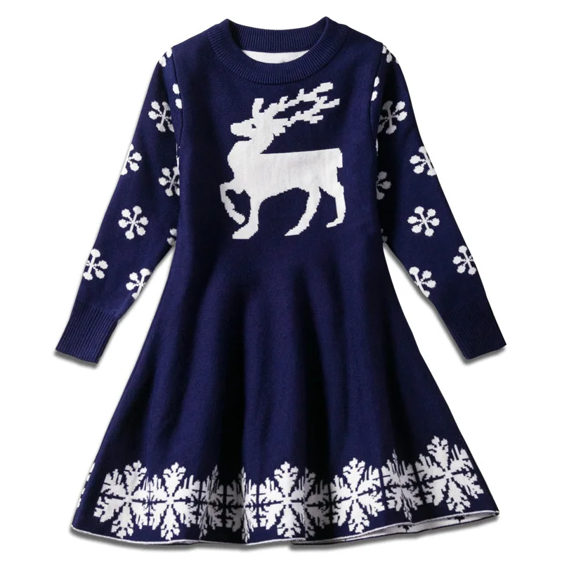 

Red Christmas Dresses Princess Dress Beauty for Girls Kids Long Sleeve Party Clothing Gifts Party Dress