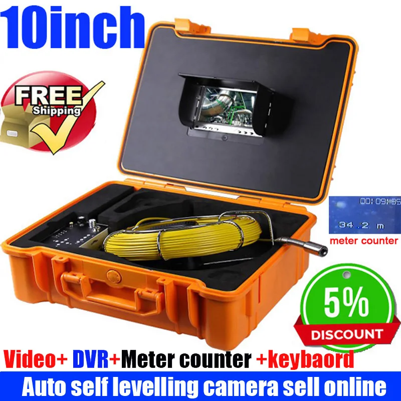 28 мм самонивелирующийся автоматический счетчик камеры клавиатуры dvr с 10 дюймовым