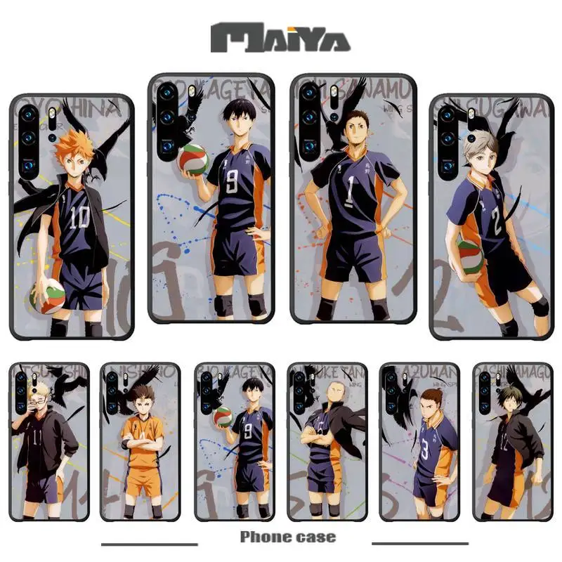 Роскошный телефонный чехол Haikyuu к верху для Huawei P20 P30 P40 Lite Pro P Smart Z 2019 силиконовые