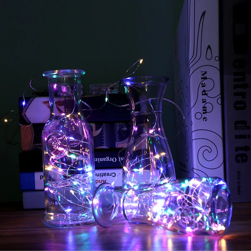 2 м 3 10 Медный провод светодиодный светильник гирлянда Свадебные украшения Baby Shower