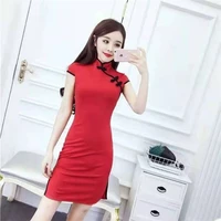 2021 new style early spring retro improved cheongsam with fashionable chinese style