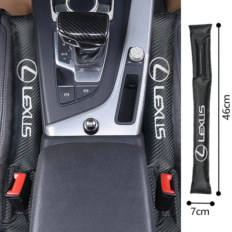 

Car Logo Seat Gap Filler Pad Seat Gap Plug For Lexus GS300 GS350 RX300 RX330 IS200 IS250 GX470 CT200H NX200 GS400 Sport ES LS