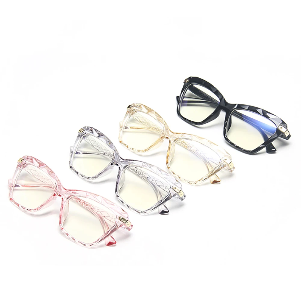 

Women Cat Eye Anti Blue Ray Glasses 2021 Trending Cateye Black Frame Blue Light Blocking Computer Female Eyeglasses