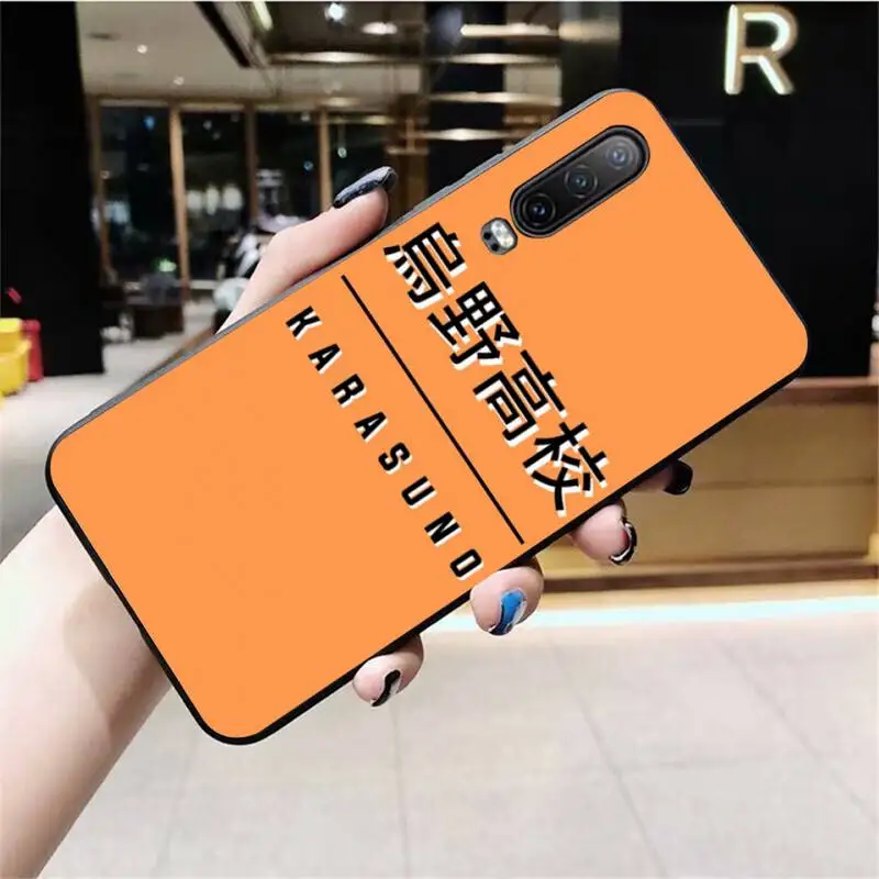 Мягкий чехол для телефона с логотипом Аниме Haikyuu Karasuno Huawei P40 P30 P20 lite Pro Mate 30 20 P Smart 2019