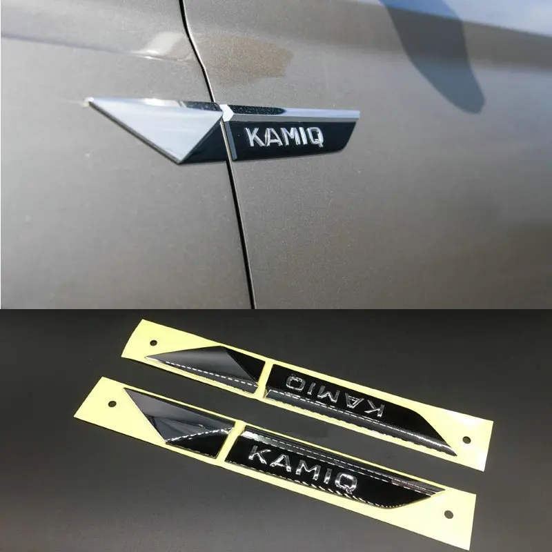 

Для KAMIQ лист пластина логотип крыло надпись лист доска боковой маркер