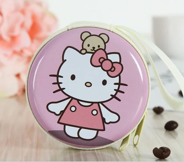 Earphone Storage Bag Case for Headphone Earbuds Bluetooth Box Carrying Hello Kitty Headset Ear Pads | Электроника