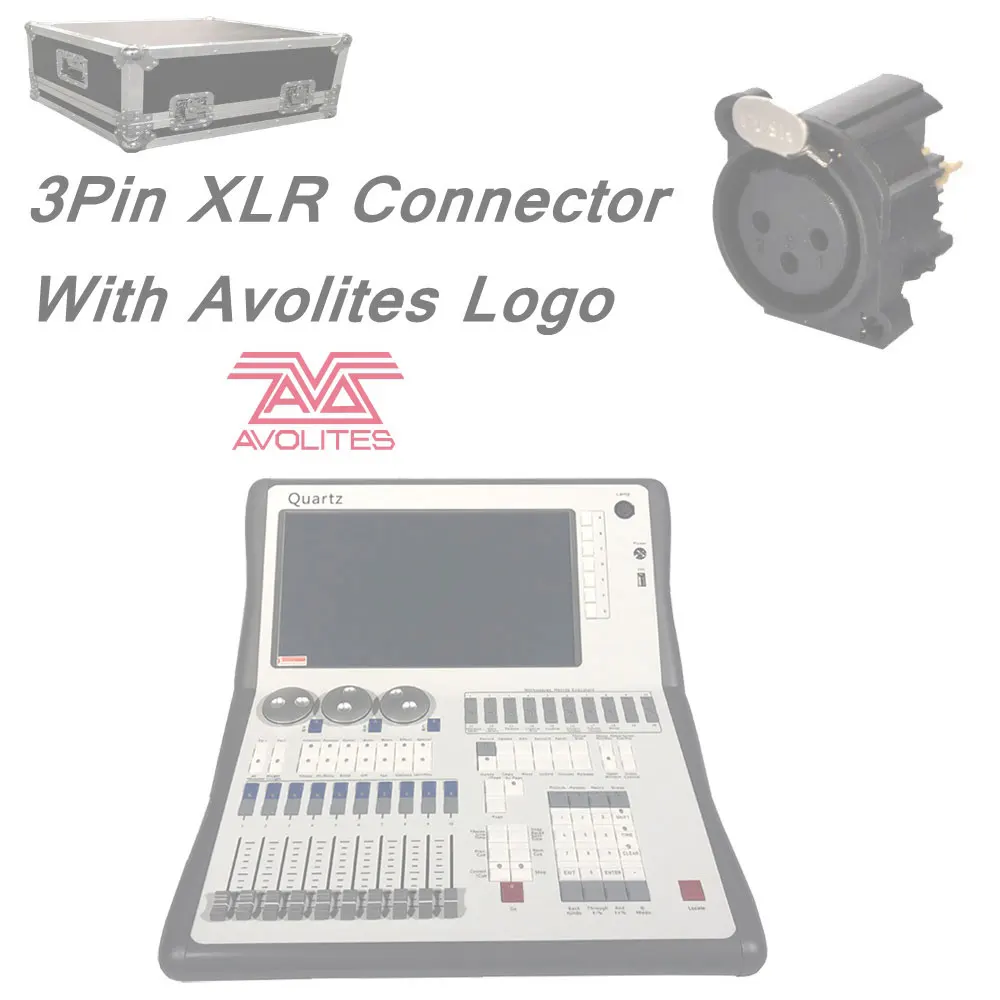 3Pin XLR Connector Tiger touch Titan кварцевый консольный контроллер dmx Core i5 процессор для светодиодный Par движущаяся головка лазерный проектор DJ оборудование - Цвет: 3Pin XLR Connector