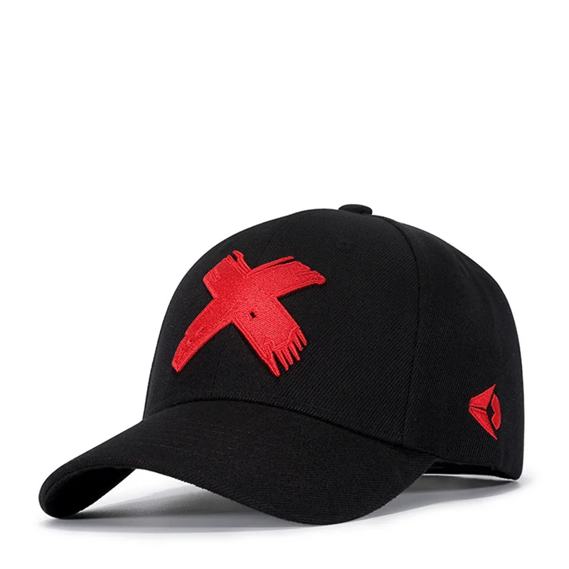 

New Fashion Baseball Cap Men Dad Hat Women Casual Embroidery X Caps Bend Visor Adjustable Cotton Male Bone Hats Bone Garros