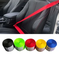 1 2mm thickness x 4 8cm x 360cm car seat belt color personality modification decoration car seat belt styling auto accessories