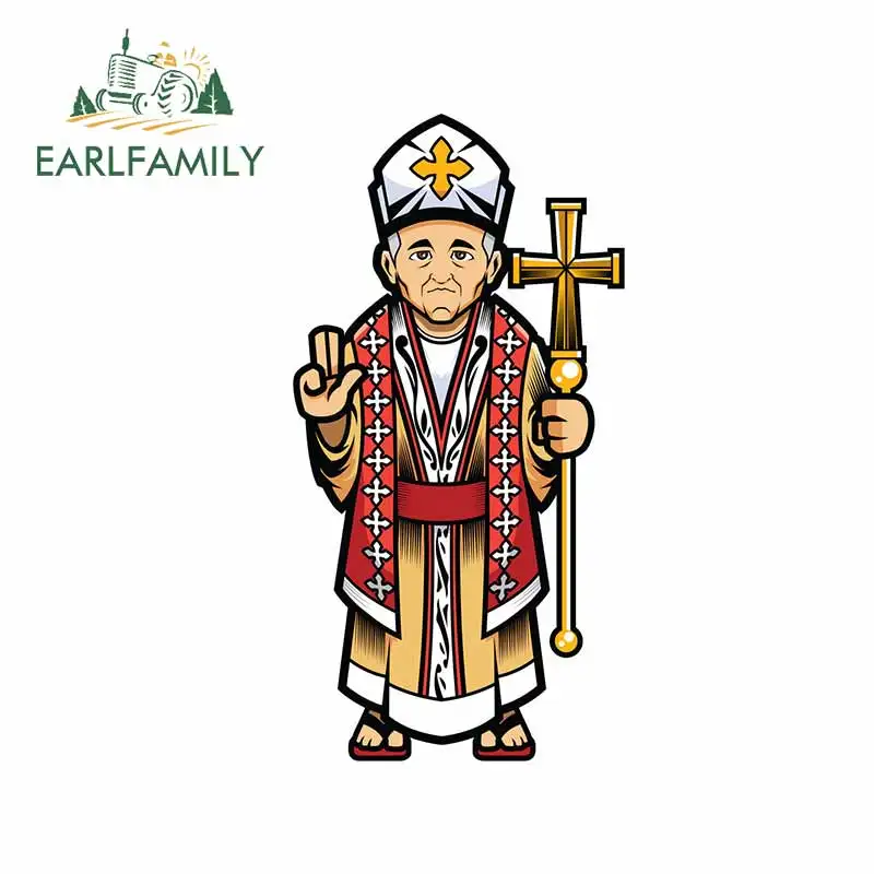 EARLFAMILY 13 см x 6 7 для Бишопа на белом аниме автомобильные наклейки протектор двери