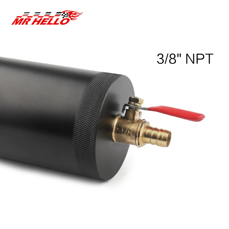 Универсальная алюминиевая перегородка 2 порта новый длинный маслоуловитель бака