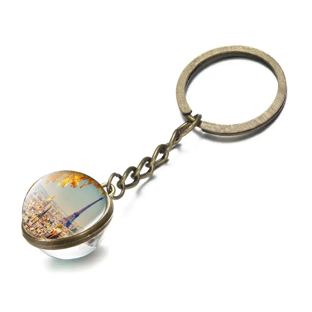 Последняя с подвеской изображением Эйфелевой башни брелок Эйфелева башня