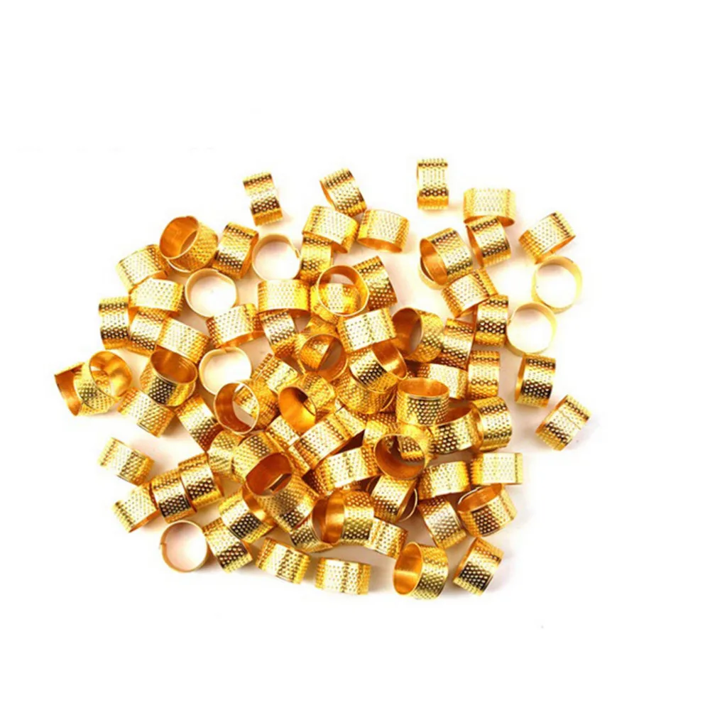 

Наперстки для швейных машин, золотистые, металлические, 10 шт.