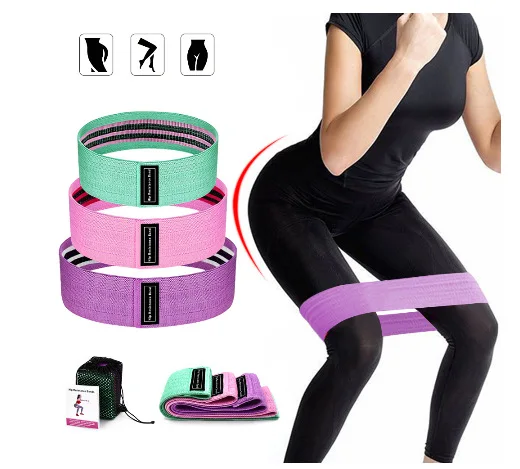 1/2/3PCS/Lot Fitness Rubber Band Elastic Yoga Resistance Bands Set Hip Circle Expander Gym Booty Home Workout | Спорт и развлечения