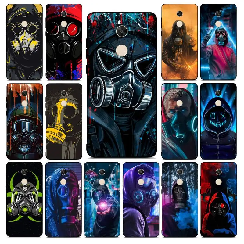 

MaiYaCa DJ Man Antigas mask Phone Case for Redmi Note 8 7 9 4 6 pro max T X 5A 3 10 lite pro