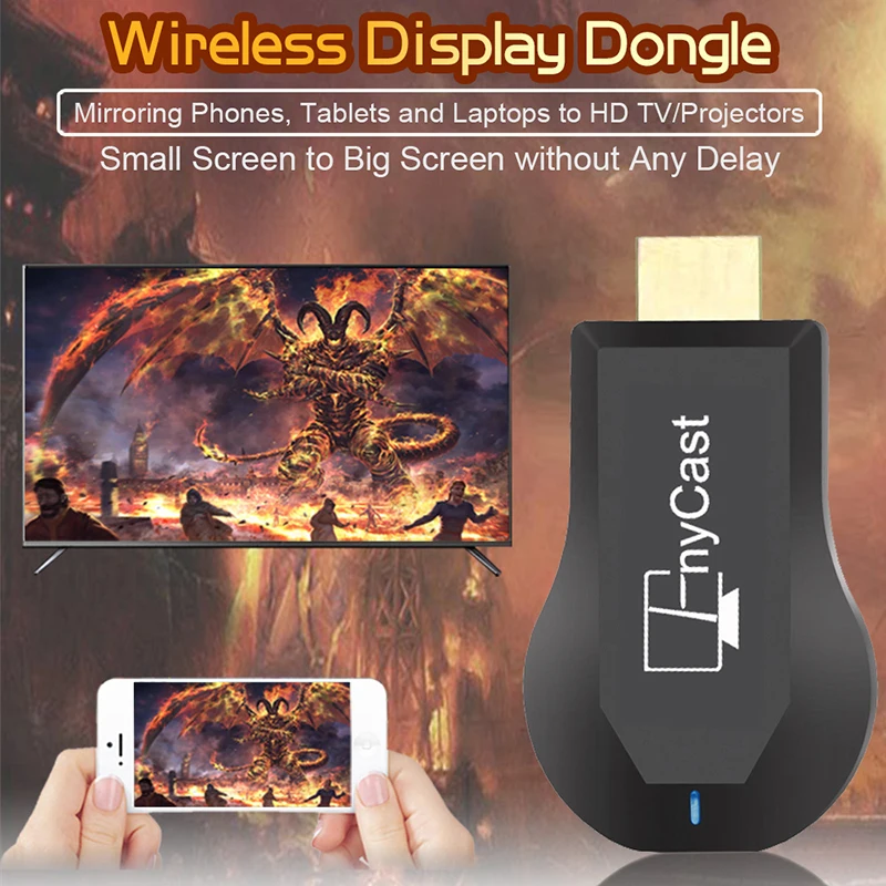 Адаптер для телевизора Miracast MX18 Wi Fi дисплей зеркальный приемник адаптер Chromecast Airplay