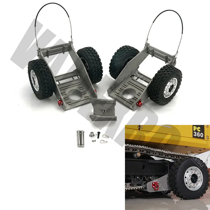 

Excavator Crawler Trailer for 1/14 Remote Control Excavator LESU AC360 AC374