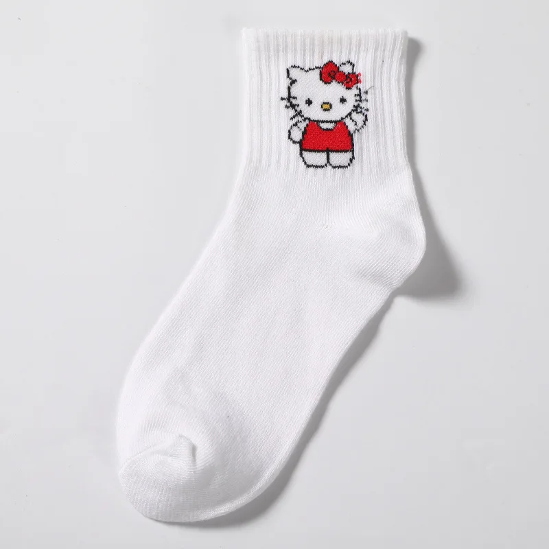 Style1-5 Cartoon Character Cute Socks Women Harajuku Cute Patterend Ankle Socks Hipster Skatebord Ankle Funny Socks Female - Цвет: Style1-5