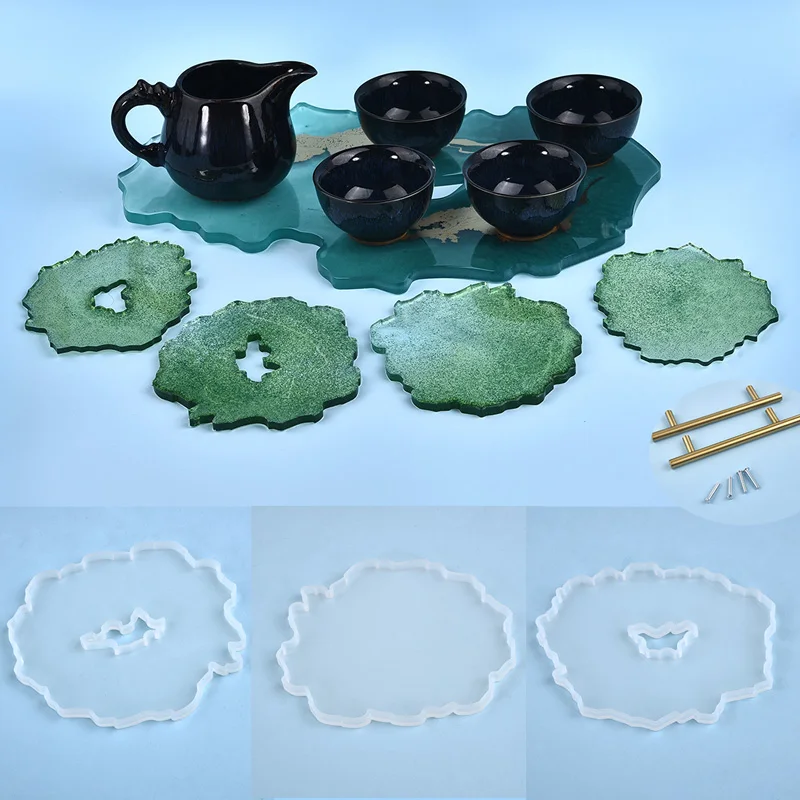 Круглая форма для смолы Прозрачная силиконовая сделай сам инструмент