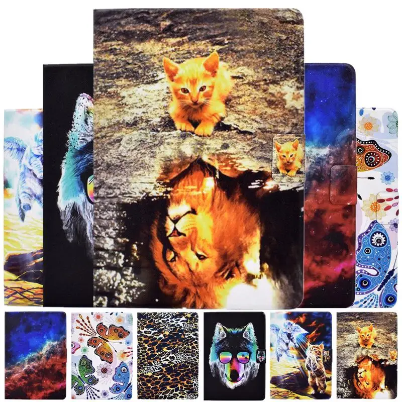 

Cartoon Cover For Samsung Galaxy Tab A7 Lite SM-T220 T225 Thin Leather Coque For Samsung Tab A7 Lite 8.7 Inch 2021 Tablet Case