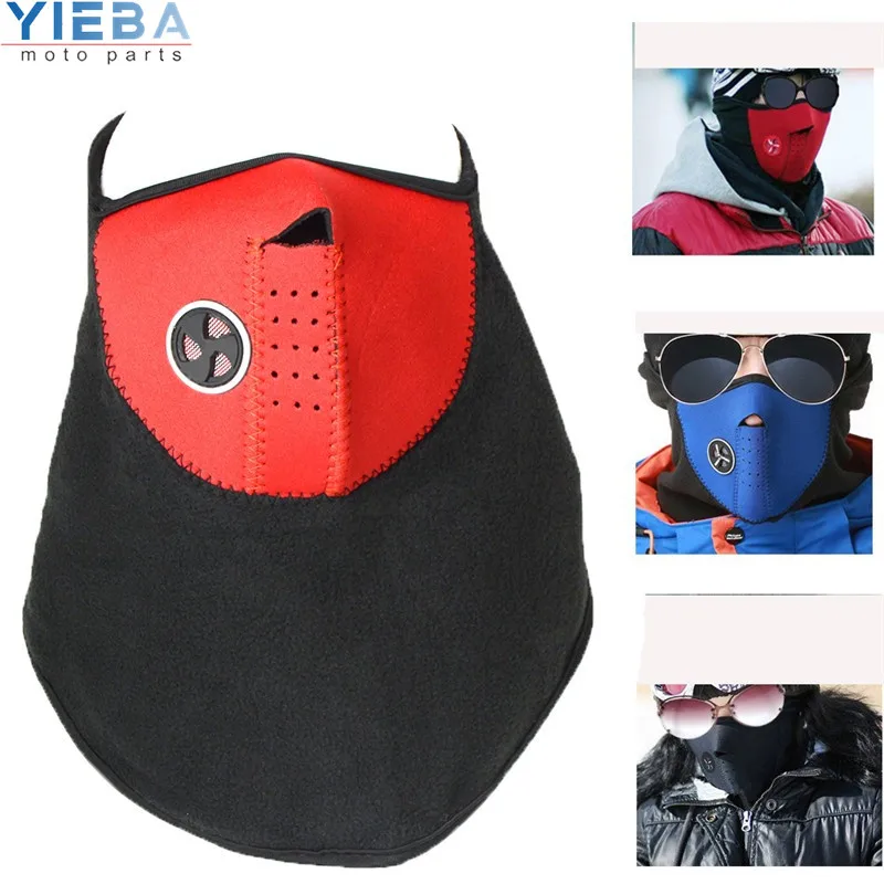 Теплый зимний шарф для лыж снега запчасти мотоциклов маска на половину лица