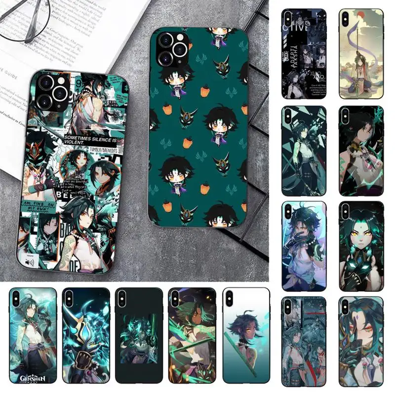 

Genshin Impact Xiao Phone Case for iPhone 13 11 12 pro XS MAX 8 7 6 6S Plus X 5S SE 2020 XR cover