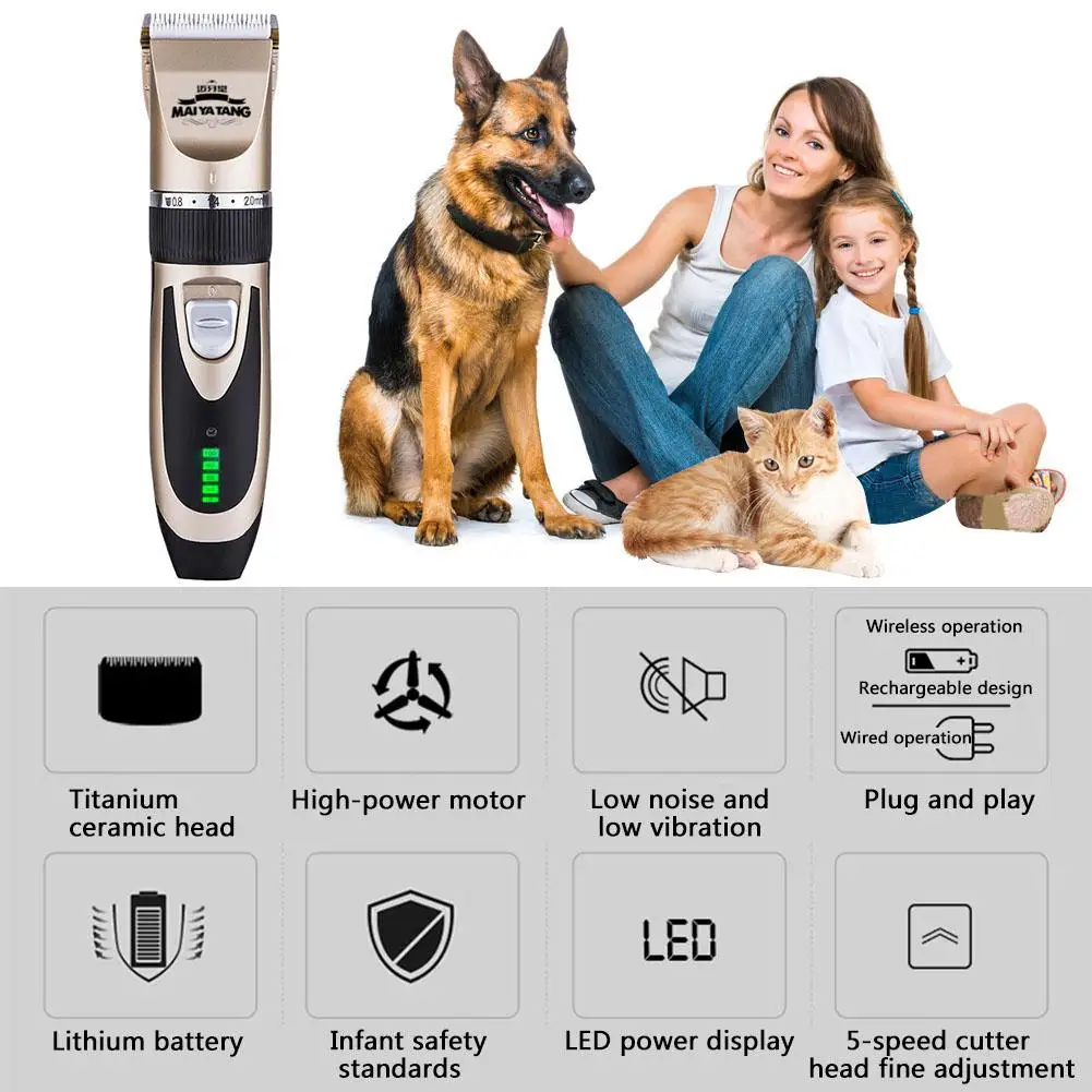 Машинка для стрижки домашних животных собак профессиональная машинка кошек