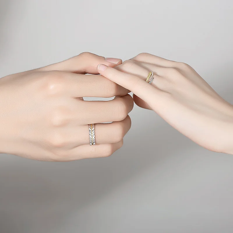 Женское кольцо с серебряными пшеничными ушками|Кольца| |