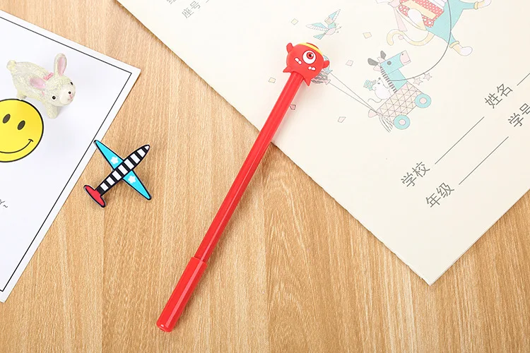 Горячее предложение Новая шариковая ручка для немой собаки Kawaii креативные милые черные чернильные инструменты студенческие канцелярские принадлежности