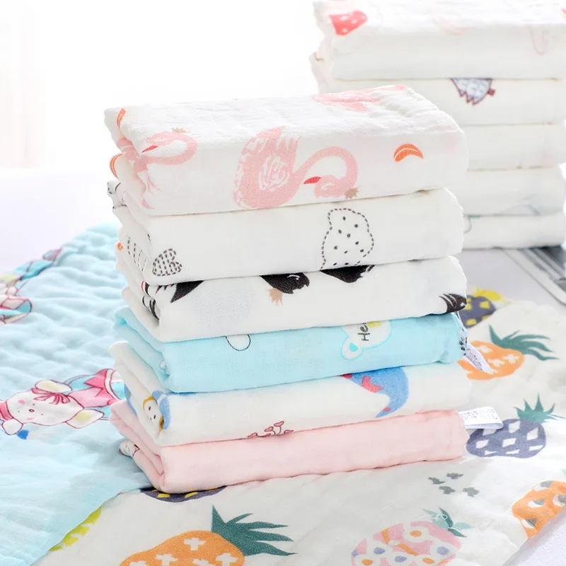 

5 шт. детское полотенце с принтом, салфетки для рук и лица, слюнявчик, носовой платок, детское банное полотенце, детские полотенца для новорож...