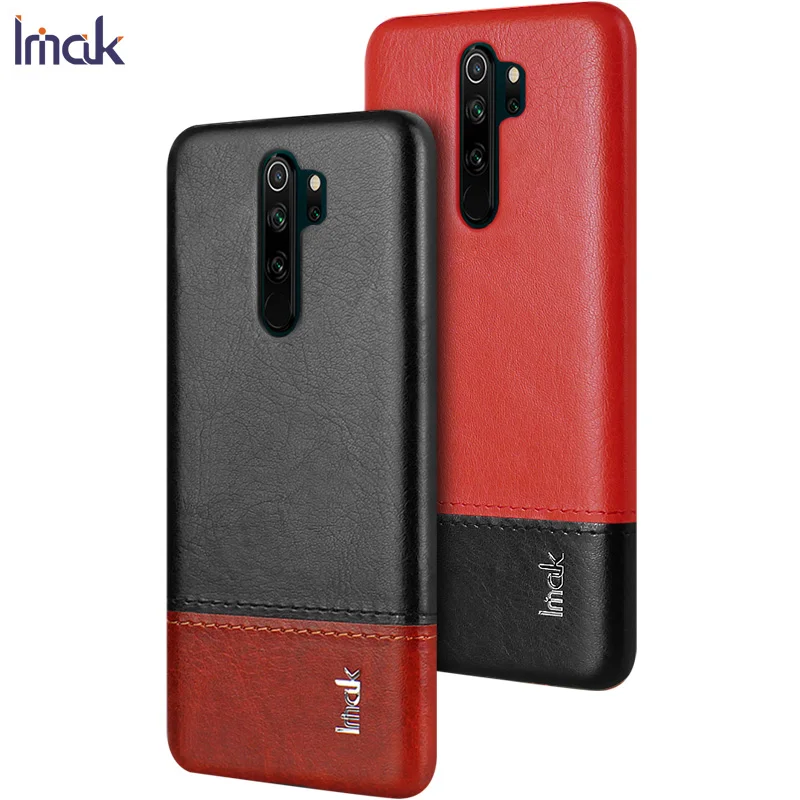 Роскошные Чехлы Imak Ruiyi для Xiaomi Redmi Note8 Note 8 Pro, тонкий чехол для задней крышки телефона, жесткий чехол для ПУ ПК, деловые обложки