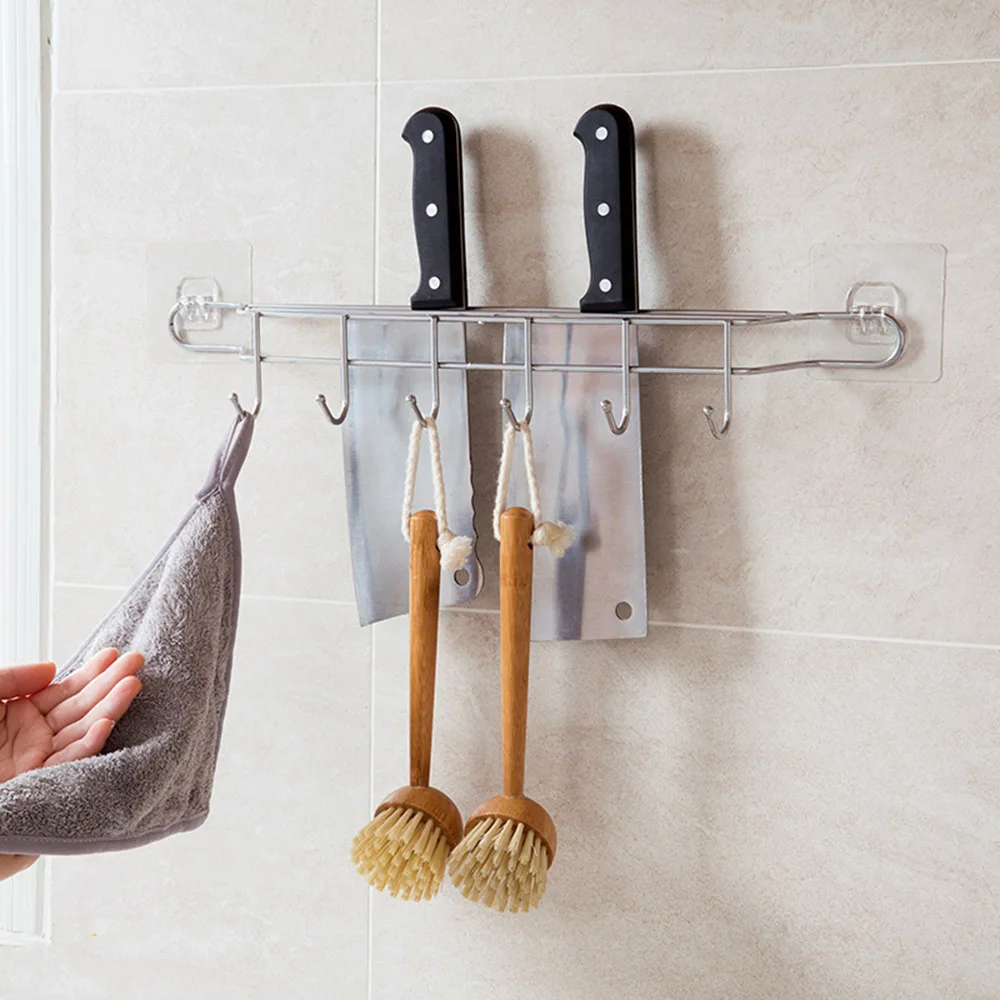 

Кухонные палочки/ложка из нержавеющей стали с крючком, кухонный стеллаж для хранения, стеллаж для инструментов