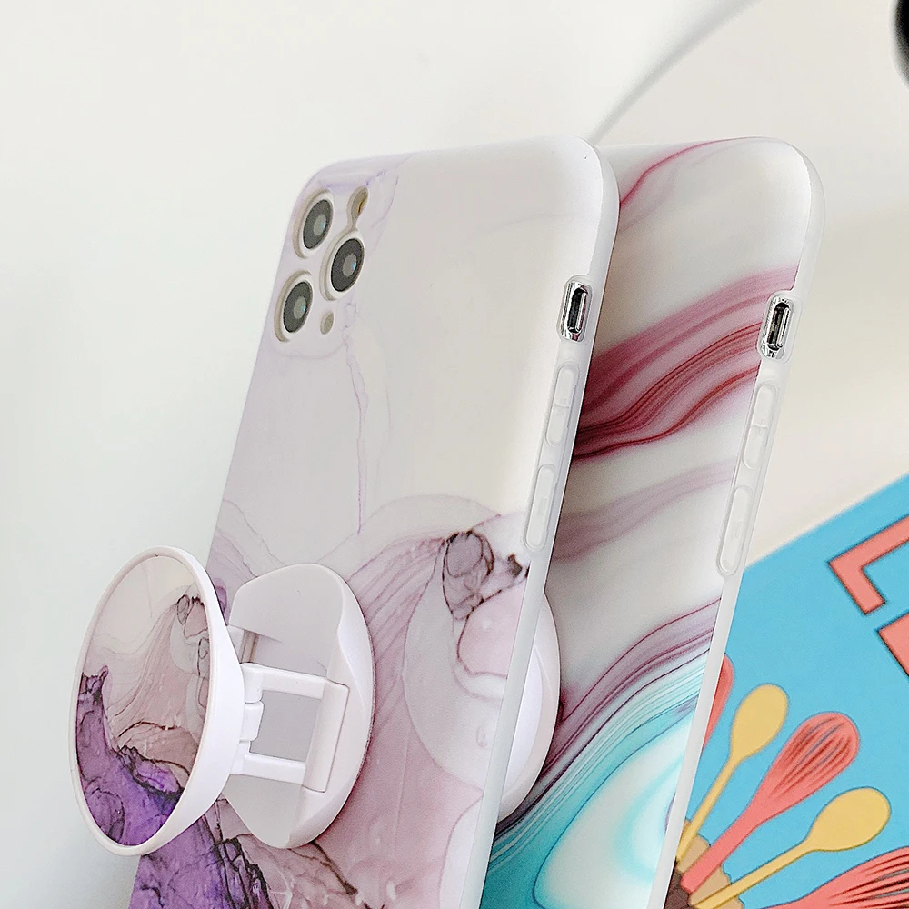 Чехол-накладка для iPhone 13 Pro 12 11 Max XR X XS 7 8 Plus с мраморной защитой камеры | Мобильные