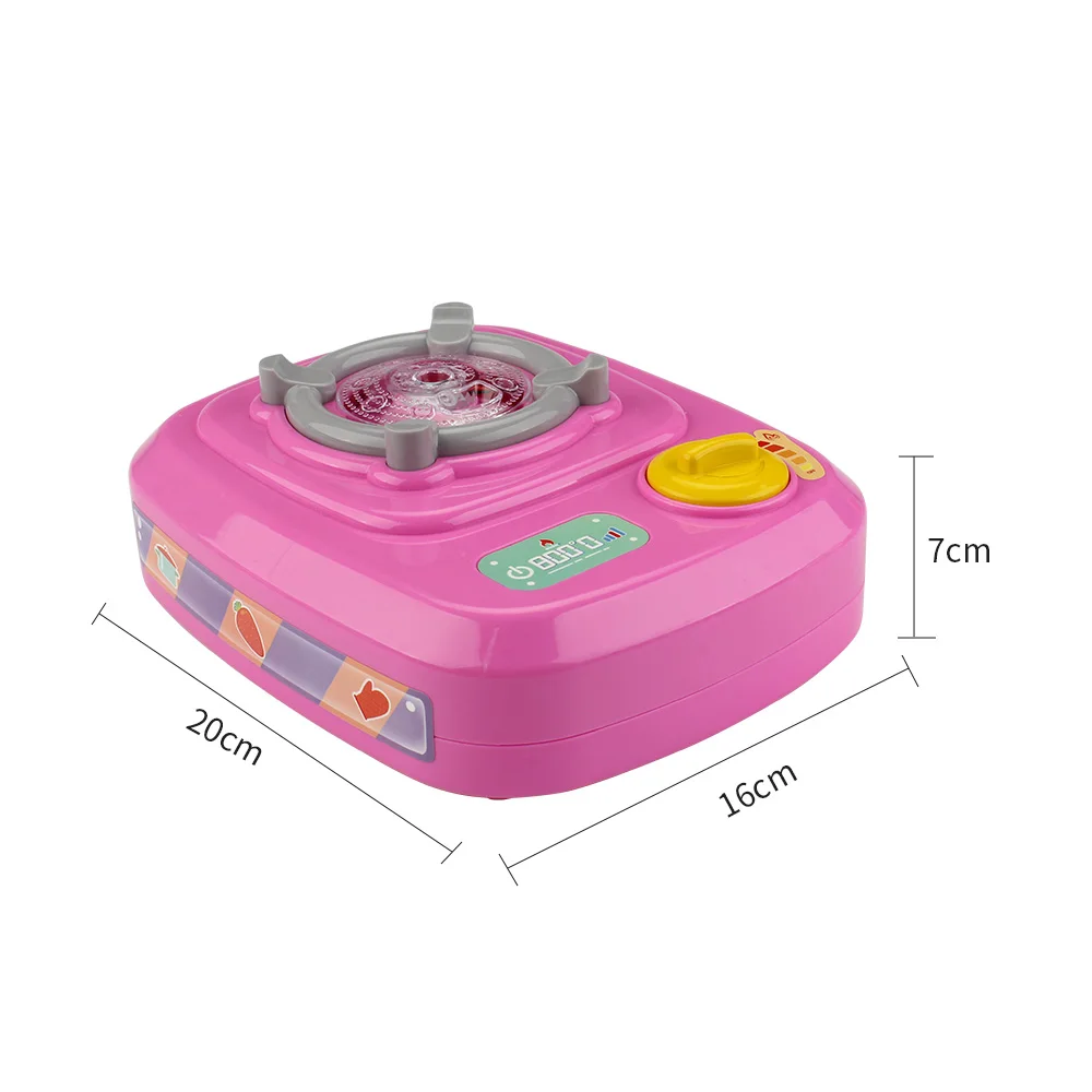 Многофункциональная электрическая имитационная газовая плита детские игрушки 23