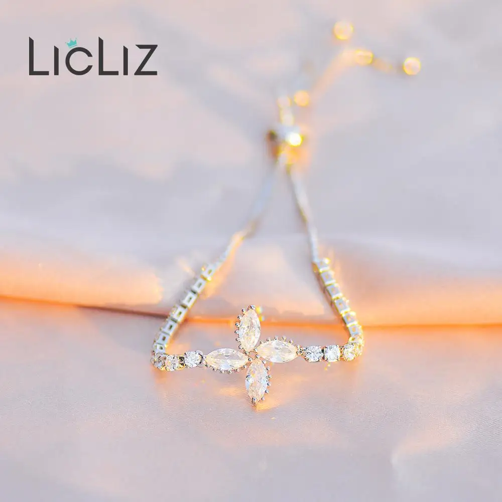 Модные уникальные регулируемые браслеты LicLiz с подвесками-крестиками и вихревым